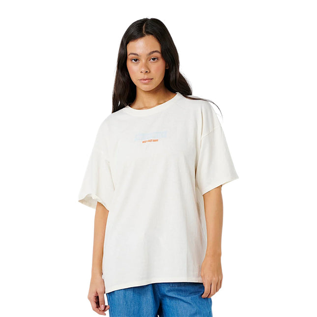 Rip Curl Half Moon Bay Heritage Tee Bone