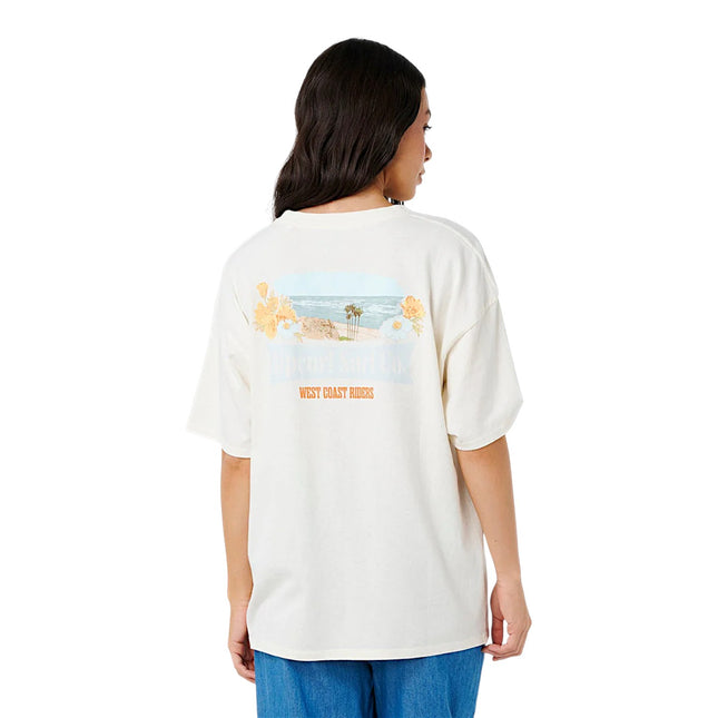 Rip Curl Half Moon Bay Heritage Tee Bone