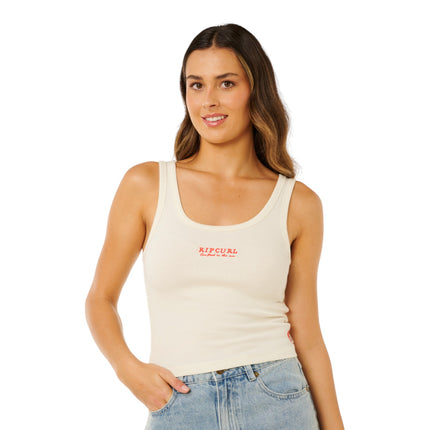 Rip Curl Surf Puff Party Pack Tank White