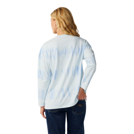 Rip Curl Sg Tie Dye Ls Tee Sky Blue