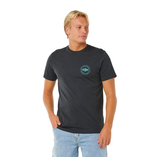 Rip Curl Staple Tee Washed Black
