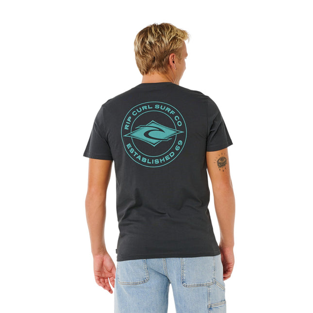 Rip Curl Staple Tee Washed Black