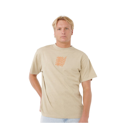 Rip Curl Medina Stacker Tee Khaki Sand