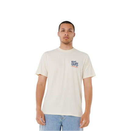 Rip Curl Shaper Address Tee Bone