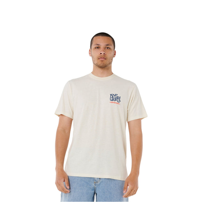 Rip Curl Shaper Address Tee Bone