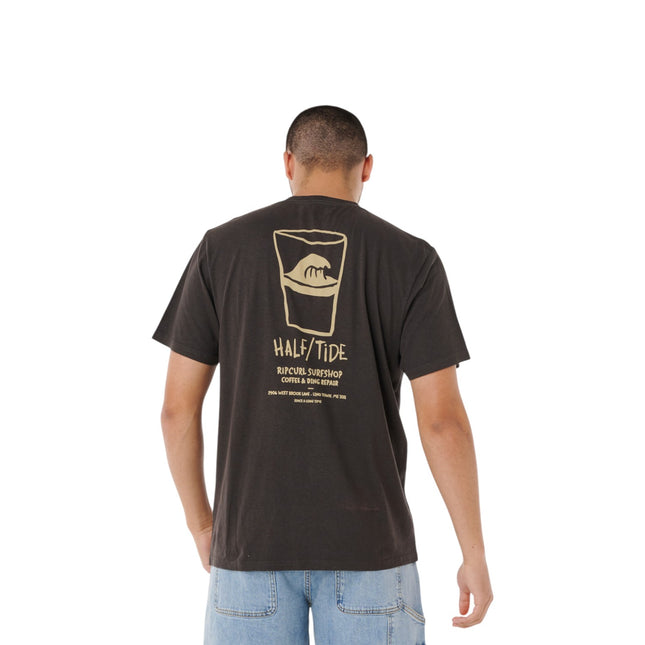 Rip Curl Shaper Address Tee Washed Black