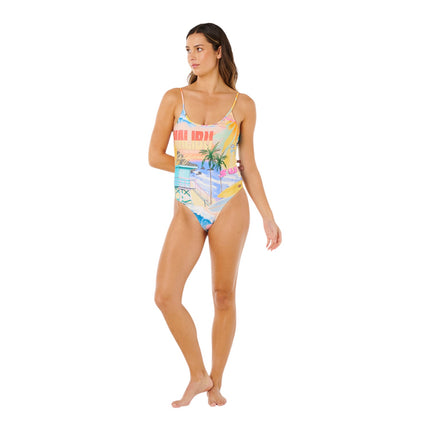 Rip Curl Hotel Malibu Cheeky One Piece Multi