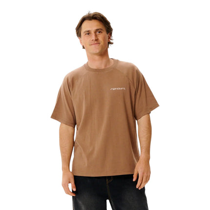 Rip Curl Inner Visions Flogged Tee Mocha