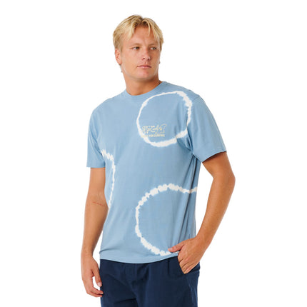 Rip Curl Pacific Rinse Fin Tee Faded Denim