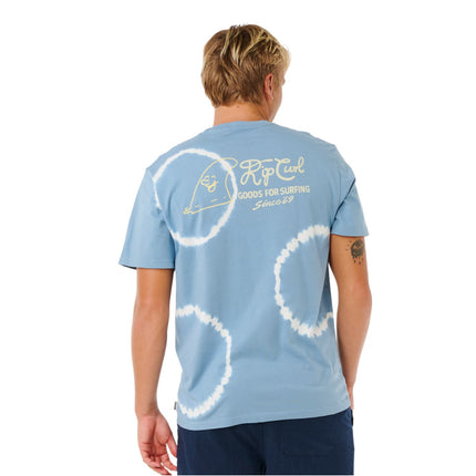 Rip Curl Pacific Rinse Fin Tee Faded Denim