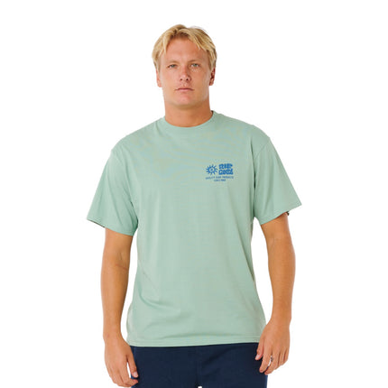 Rip Curl Pacific Rinse Glass Off Tee Aloe