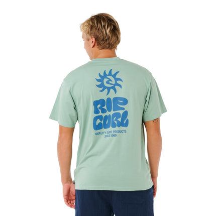 Rip Curl Pacific Rinse Glass Off Tee Aloe