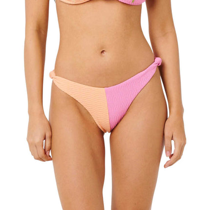 Rip Curl Topanga Texture Hi Leg Bottom Skimpy Multi