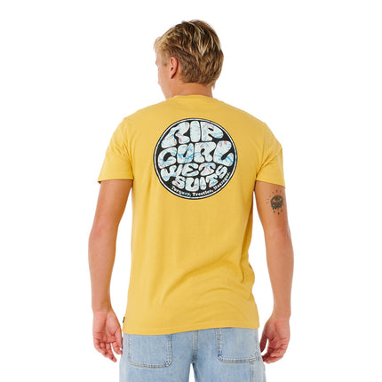 Rip Curl Wettie Passage Icon Tee Yellow