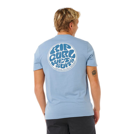 Rip Curl Wettie Passage Icon Tee Blue
