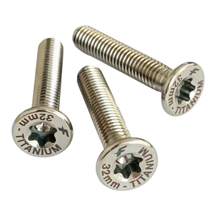 F-one M6-32mm tapered head screws (Titanium - T30 torx) x3