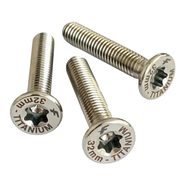 F-one M6-32mm tapered head screws (Titanium - T30 torx) x3