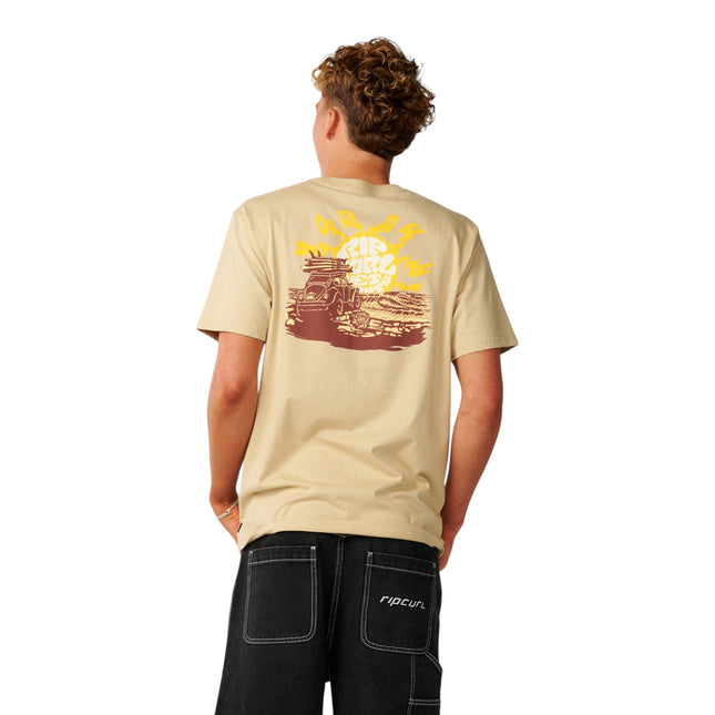 Rip Curl Surf Trip Tee Brown