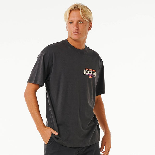 Rip Curl Rip Curl Pro 24 Line Up Tee Washed Black