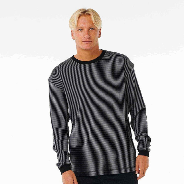 Rip Curl Quality Surf Products Ls Tee Black/Grey