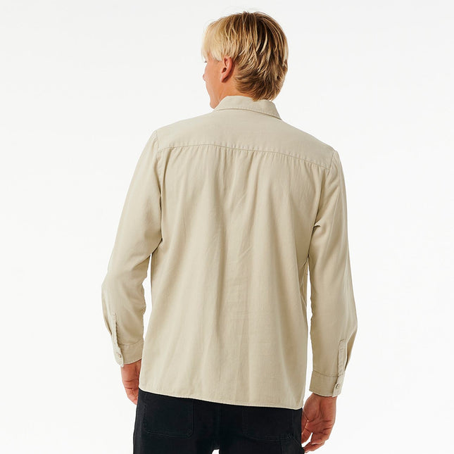 Rip Curl Quality Surf Products L/S Shir Vintage White
