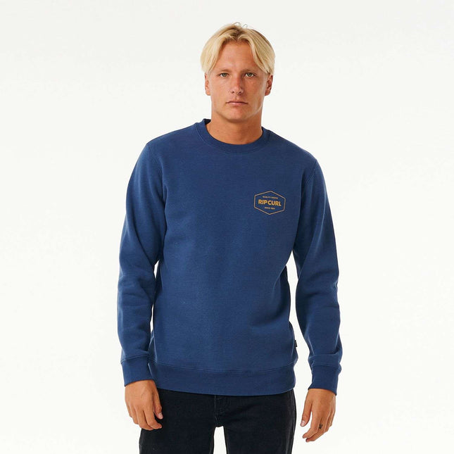 Rip Curl Stapler Crew Washed Navy
