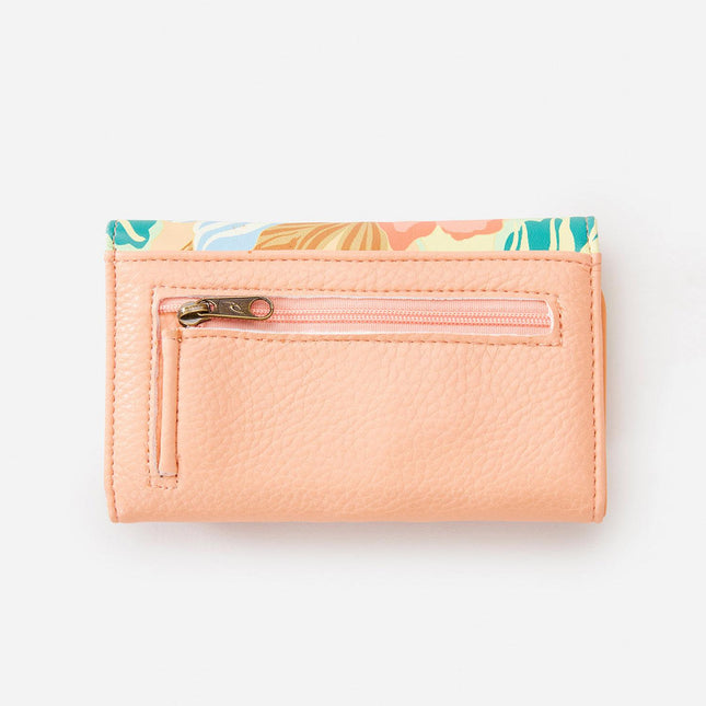 Rip Curl Mixed Floral Mid Wallet Light Orange