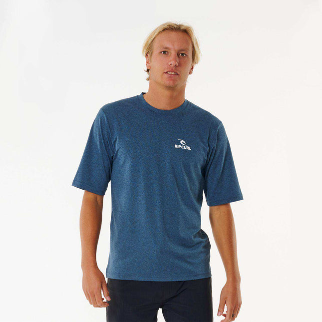Rip Curl Stack Upf S/S Navy Marle
