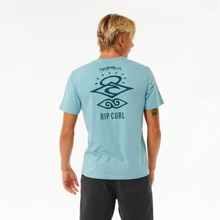 Rip Curl Search Icon Tee Dusty Blue
