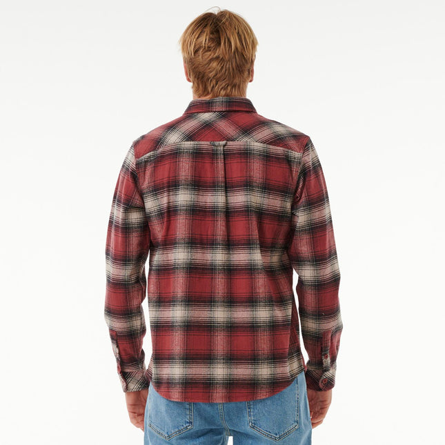 Rip Curl Count Flannel Shirt Apple Butter