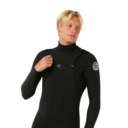 Rip Curl Men Dawn Patrol Front Zip 4/3 Black