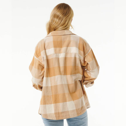 Rip Curl La Isla Flannel Shirt Beige