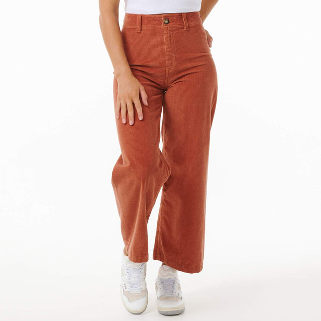 Rip Curl Stevie Cord Pant Dark Rust