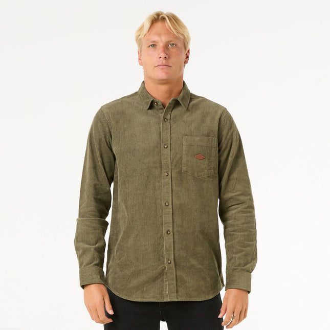 Rip Curl Classic Surf Cord L/S Shirt Dusty Olive