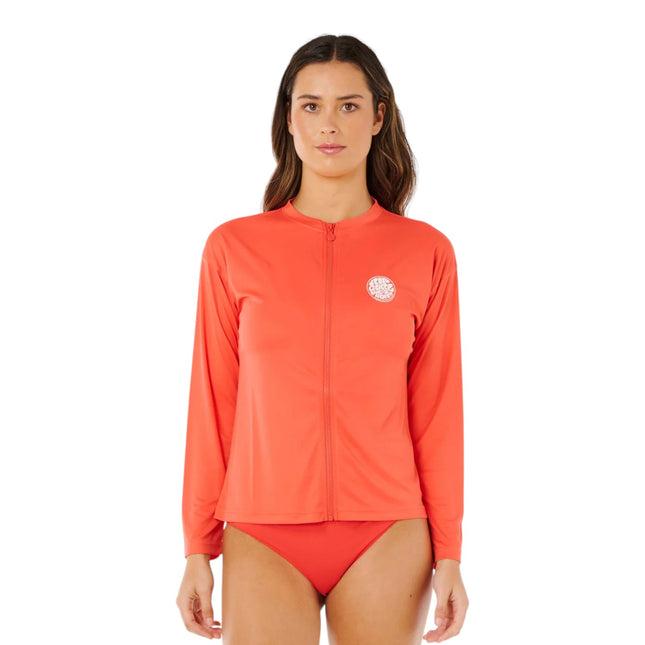 Rip Curl Classic Surf Long Sleeve Lite Rashguard Red