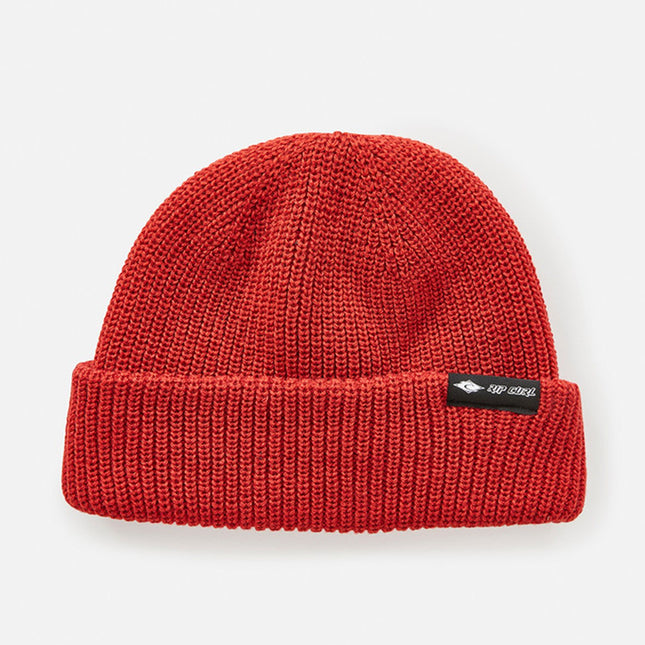 Rip Curl Fade Out Icon Shallow Beanie  Burnt Red