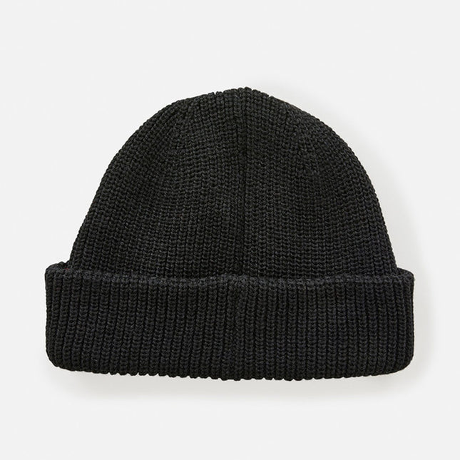 Rip Curl Fade Out Icon Shallow Beanie  Black