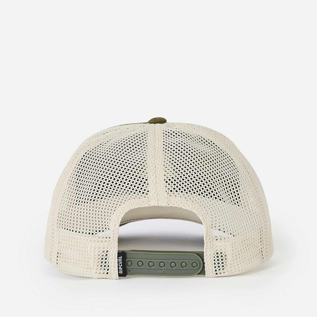 Rip Curl Search Icon Canvas Trucker Dark Olive
