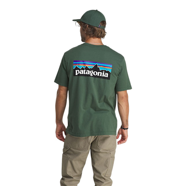 Patagonia M's P-6 Logo T-Shirt Canopy Green