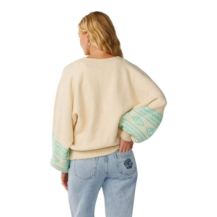 Rip Curl Bossa Nova Jacquard Cardigan Brazilian Sand