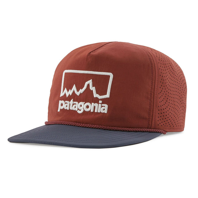 Patagonia Snowfarer Cap Outline Logo: Fox Red