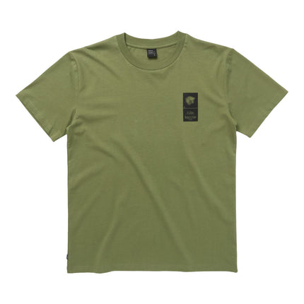 Mystic Pansy Tee Olive Green