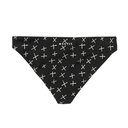 Mystic Lana Cross Bikini Bottom Black