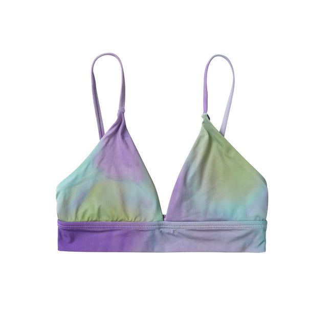 Mystic Daze Baselayer Bikini Top Purple / Green