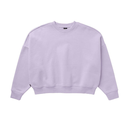 Mystic Dropped Shoulder Crew Sweat Women Lilac