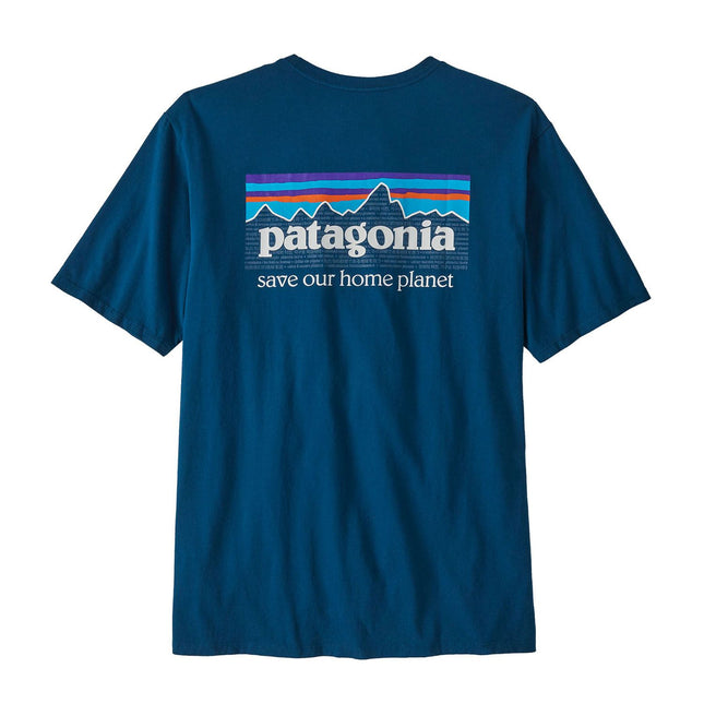 Patagonia M's P-6 Mission Organic T-Shirt Lagom Blue