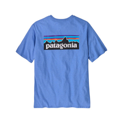 Patagonia M's P-6 Logo Responsibili-Tee Abundant Blue