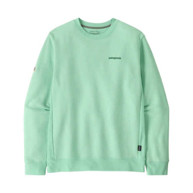 Patagonia Fitz Roy Icon Uprisal Crew Sweatshirt Ellwood Green