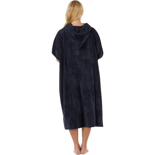Rip Curl Classic Surf Hooded Towel Black/Off White