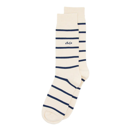 Alfredo Gonzales Random Thin Stripes Off White